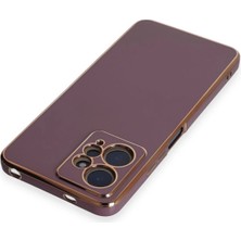 No35 Newface Xiaomi Redmi Note 12 4g Kılıf Volet Silikon - Mor