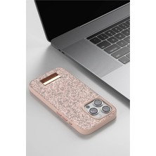 No35 Onegif Iphone 11 Bright Simli Kapak - Gold