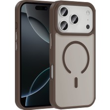 Apple iPhone 17 Pro Kılıf M-Safe Şarj Özellikli Mat Arka Yüzey Zore Sio Kapak