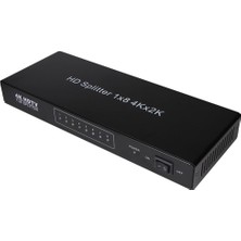 Celik Avm Vcom DD448 1-8 Port 1.4V 4K@30Hz Metal HDMI Splitter