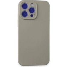 xirshop Iphone 15 Pro Max Kılıf Nano Içi Kadife Silikon - Titan Gri