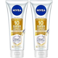 SHC4200 SPF15 SUPER10 Serum Etkili Sıkılaştırıcı ve Aydınlatıcı Vücut Losyonu 170ML, Nemlendirici,c Vitamin