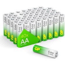 Gp R6 Aa Boy Extra Alkalin Kalem Pil 40LI Paket GP15AXETA21-2ECSWC40