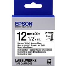 Rory Epson Lk-5sbe Gümüş Üzeri Siyah 18MM 9metre Etiket