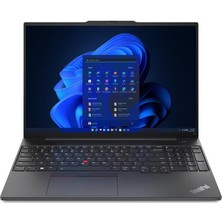 Tuba Toptaş Lenovo Thinkpad E16 Gen3 21SR006RTX Ultra 7 255H 16GB 512GB SSD 16" Wuxga Freedos Notebook