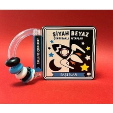 Uçan Fil Siyah Beyaz Çıngıraklı Kitaplar Taşıtlar