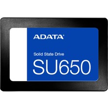 Adata 2tb 2.5" SU650 520-450MB-S ASU650SS-2TT-R SSD Harddisk