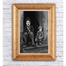 Giyense Altın Varaklı Çerçeveli Paspartulu Tablo HN830