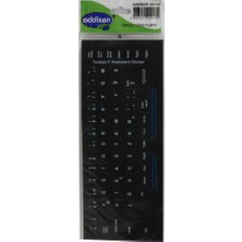 Dukkanıum Addison 300162 Türkçe F Siyah Klavye Stıker