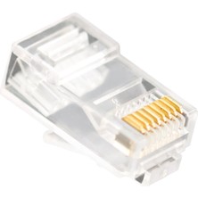 No35 Vcom NM006 20LI Plastik RJ45 8P8C CAT6-UTP-RJ45-3U Konnektör