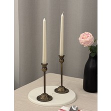 Luxay Home Rustik Model 2'li Şamdan & Mumluk Seti