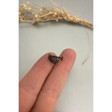 Jaida Moda Unisex Siyah Iskelet El Kıkırdak Tragus Labret Medusa Piercing