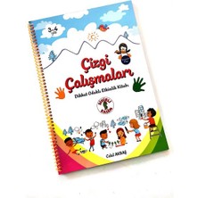 Sihirli Kalem Çizgi Çalışmaları - Dikkat Odaklı Etkinlik Kitabı