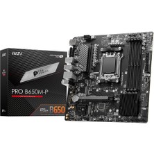 Rory Msı Pro B650M-P 7200MHZ (Oc) Ddr5 Soket Am5 M.2 HDMI Dp VGA Matx Anakart