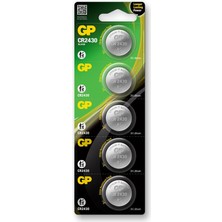 Gp CR2430-C5 3V Lityum Düğme Pil 5'li Paket