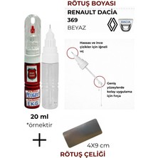 Önder Ticaret Renault Dacia 369 Beyaz Rötüş Boyası ve Rötuş Çeliği - Clio Fluence Megane Symbol Duster Sandero