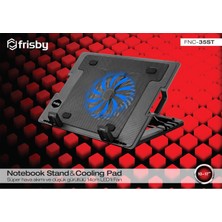 AK-SA-STR Frisby FNC-35ST Standlı Notebook Soğutucu 1 Port USB 10"- 17" Boyutunda Notebooklar Için Uygundur