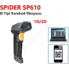 Zemira Spider SP610 2d USB El Tipi Karekod Barkod Okuyucu