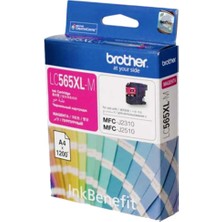 AK-SA-STR Brother LC565XLM Magenta Kırmızı 1.200 Sayfa Kartuş MFC-J3520-J3720