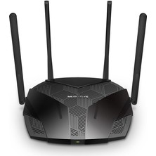 Uslucan Alışveriş Tp-Link Mercusys MR80X Dual Bant Wifi6 4 Port Kablosuz Router AX3000