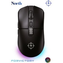 Maxdora North Odin Pro Wl Siyah 26K Dpi 750 IPS 70G Ultralight Rgb Kablosuz Gaming Mouse
