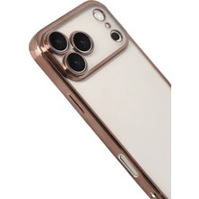 No35 Newface Apple Iphone 17 Pro Max Razer Lensli Silikon - Çöl Titanyum