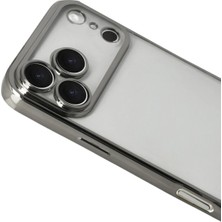 No35 Newface Apple Iphone 17 Pro Razer Lensli Silikon - Titan Gri