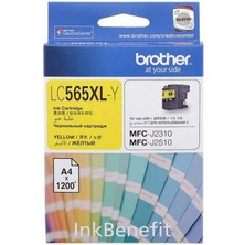 Freedom Storee Brother LC565XLY Yellow Sarı 1.200 Sayfa Kartuş MFC-J3520-J3720