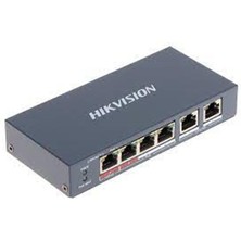 Novis Liora Hikvision DS-3E0106P-E-M 4 Portlu 10-100 Fast Ethernet Switch- 4 Port Poe 35W