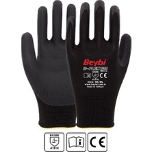 Stylmenplus Beybi B-FLEX120 10BEDEN 12LI Micro Köpük Nitril Eldiven (4131X)
