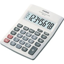 Casio MW-5V-WE 8 Haneli Beyaz Masa Üstü Hesap Makinesi Renkli Ekran ile Kullanım Kolaylığı