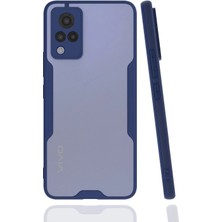 xirshop Vivo V21 Kılıf Platin Silikon - Lacivert