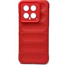 Ve Kırmızı Xiaomi Mi 14 5g ile Uyumlu Love Serisi Darbeye Dayanıklı Kamera Korumalı Silikon Kılıf