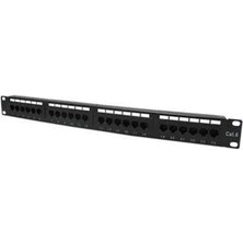 Maxdora Teldata 24 Port Cat6 Utp Patch Panel Dolu