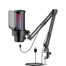Uslucan Alışveriş Dexim Sm8 USB Kablolu Rgb Mikrofon - DMK008