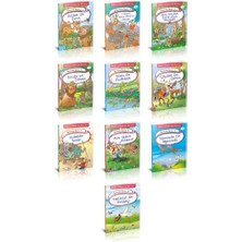 Damla Yayınevi Kelile ve Dimne'den Masallar - Güvercin Serisi (10 Kitap Takım)