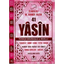 Merve Yayınları 41 Yasin Çanta Boy Türkçe Okunuşlu ve Mealli Pembe Kapak