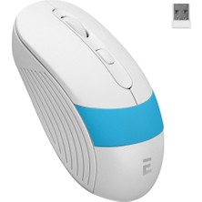 Zemira Everest Sm-18 USB Beyaz-Mavi 2.4ghz Optik Kablosuz Mouse