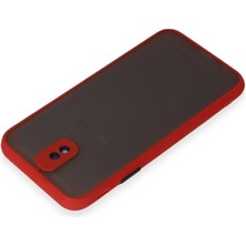 No35 Newface Samsung Galaxy J7 Pro / J730 Kılıf Montreal Silikon Kapak - Kırmızı
