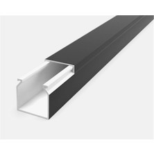 Cash Dukkan Mutlusan Kablo Kanalı 12 X12 Siyah Yapışkanlı 2mt (001 155 012012 20 11 )