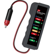 Freedom Storee Sline M-007 Dijital Akü Test Cihazı 12V LED Gösterge ile Akü Durumu Ölçer