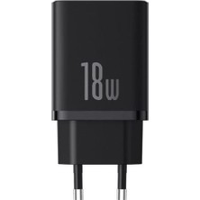 Celik Avm Baseus P10111405117-Z1 Cube Fast Qc 3.0 18W Usb-A Hızlı Şarj Aleti Cluster Black