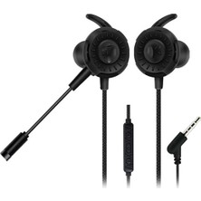 Cash Dukkan Hytech Hy-Gk1 3,5 Oyuncu Esnek Mikrofonlu Siyah Kulakiçi Kulaklık