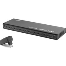 Stylmenplus Hadron HDX1293 16 Port HDMI Splitter 1.4V 1080P 3D 1-In 16-Out Siyah