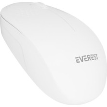 Everest Smw-88 USB Beyaz 2.4ghz Kablosuz Mouse