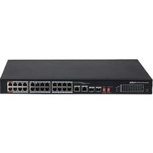 Negok Dahua PFS3226-24ET-240 24 Port Poe 2 Port Sfp 2 Port Gbıt Uplink 10-100 Switch