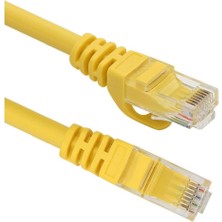 AK-SA-STR Vcom NP611B-Y-2.0 Cat6 2.0mt Sarı Utp Patch Kablo