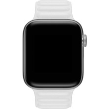 No35 Newface Apple Watch 38MM Loop Kordon - Beyaz