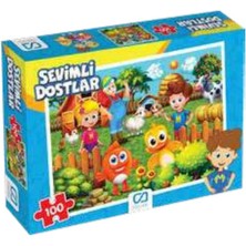 Ca Games Sevimli Dostlar Puzzle 100