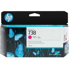Stylmenplus Hp 738 Magenta Kırmızı 130ML Plotter Kartuşu 498N6A